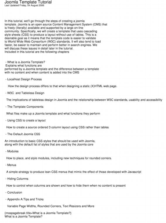 Joomla官方模板制作指南 英文PDF_PHP教程