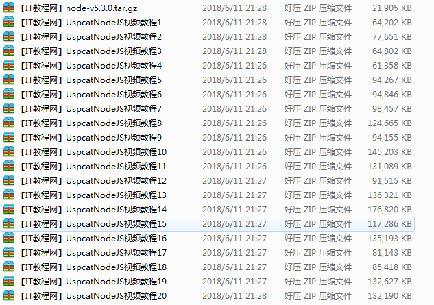 最新http框架之Uspcat NodeJS 视频教程_前端开发教程