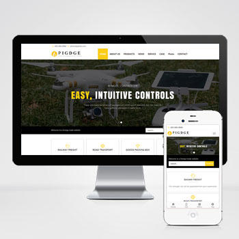 (自适应手机端)响应式五金电器出口英文外贸类网站pbootcms模板 HTML5五金电子产品外贸网站源码下载