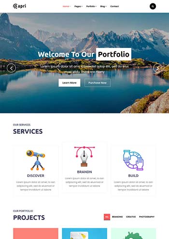 多功能的企业介绍展示html5模板
