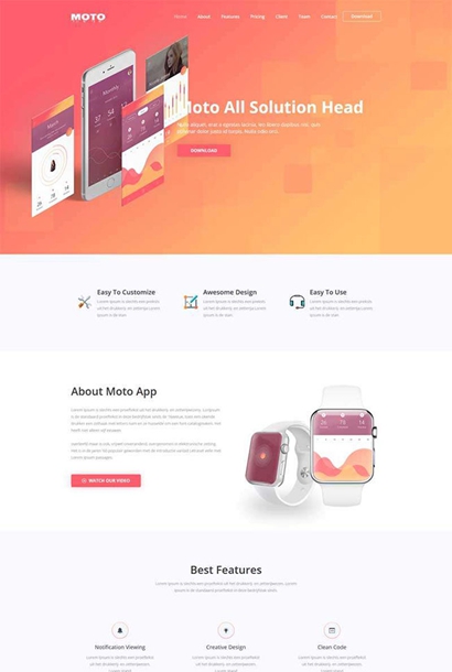 跑步运动app官网介绍模板